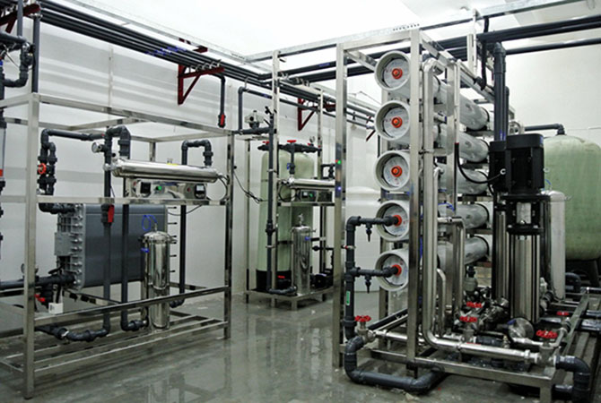 Hệ thống lọc nước khử khoáng EDI cho ngành điện tử